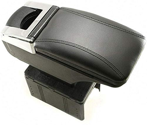 Mittelarmlehne Armlehne Universal Konsole Mittelkonsole Kunstleder Schwarz Autohobby
