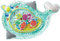 Infantino Tapis d’Eau Pat & Play, Jeu Aquatique Sans Salissures à Thème Marin pour Bébés, Favorise le Temps sur le Ventre et le Développement des Compétences Motrices, Multicolore, 3+ Mois
