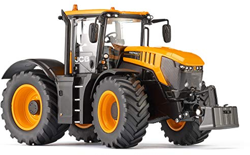 WIKING 077848 JCB Fastrac 8330 Modelltraktor, 1:32, Metall/Kunststoff, Ab 14 Jahre, Viele Funktionen, Wechselbare Räder, Detailgetreue Kabine mit Instrumenten, Motorhaube zum Öffnen
