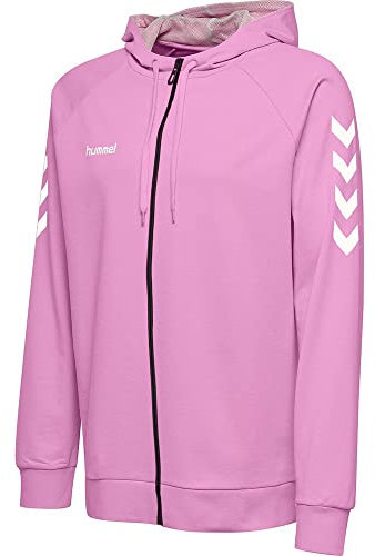 hummel Kapuzenjacke Kids Weiß lila, 14 (164) Kinder