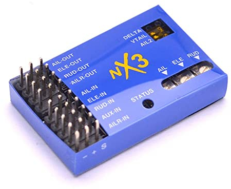 MXBIN 1/2 / 5pcs NX3 Flight Controller-3D-Flug Gyroskop Gleichgewicht for Starrflügler Montageteile für Spielzeugzubehör (Color : 1 set)