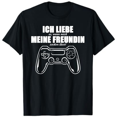 Gaming Zocken Konsole PS5 I Freundin Gamer Geschenk T-Shirt