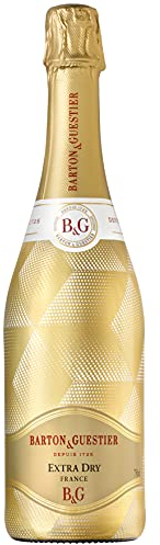 B&G Sparkling Extra Dry - Vin Blanc Effervescent - Vin de France - 1 bouteille x 75cl