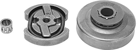 3/8 frizione Tamburo Cerchio Kit Pignone Kit Cuscinetto Accessorio Adatto Motosega Accessorio per Mcculloch Cs340 Cs380 Adatto per Attrezzi da Giardino