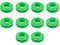 10 x Green Plastic Snap Eyelets Grommets Self Sealing Groundsheet Tarpaulin Awning Cover