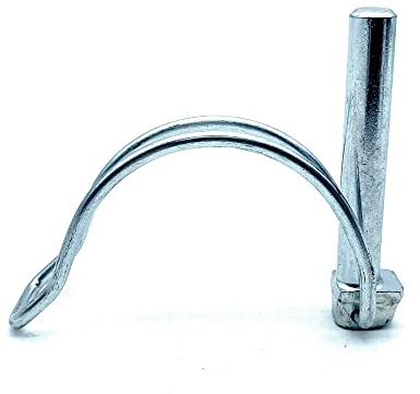 DOJA Barcelona | Klappsplinte | Splint 4x40mm | Pack 25 | Rohrklappsplinte mit Rastverschluss | Steckbolzen Splinte Sortiment | Sicherungssplint, Sicherungsbolzen, Sicherungsstift, Bolzen Sicherung