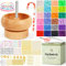 PP OPOUNT Clay Beads Kit with Bead Spinner and 4800 Clay Beads, Including 632 Jewelry Accessories and Big Eye Beading Needles