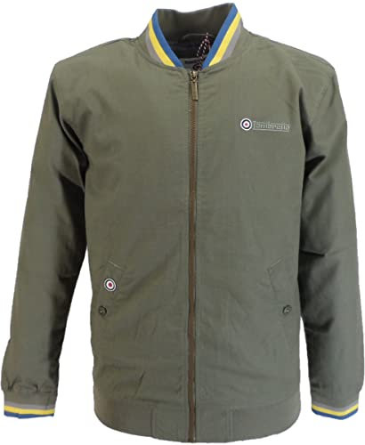 Lambretta Mens Retro Monkey Jackets, Khaki