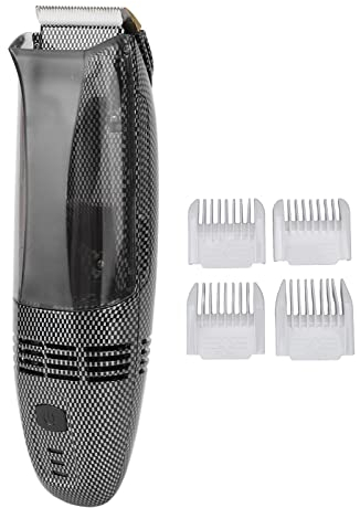 Tondeuse à Cheveux électrique, Recharge USB, Tondeuse à Cheveux à Aspiration Automatique, Tondeuse électrique pour Le Corps avec 4 Peignes de Guidage, kit de Coupe de Cheveux sans