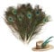 20 Stück Natürliche Pfauenfeder 25-30CM Schöne Augen Federn für Hüte DIY Craft Handwerk Kopf Dekorationen Pfau Deko