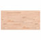 vidaXL Waschtischplatte, Arbeitsplatte mit 4 abgerundeten Ecken, Waschtischkonsole Tischplatte für Badezimmer, Holzplatte Platte, 80x40x1,5 cm Massivholz Buche