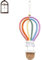 YANJIY Gewebte Wanddekorationen, Makramee Wandbehang Farbig, Wandteppich Boho, Heißluftballon Hänge, Bunter Regenbogen Wandanhänger, für Kinderzimmer Dekoration, Babyzimmer Heimdekoration (S)