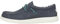 HEYDUDE Wally Waxed Canvas - Zapatos Estilo Mocasín para Hombre, Navy, 44