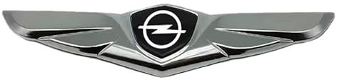 Auto Emblem für Opel Manta, Logo Badge Aufkleber Front Motorhaube Kofferraum Heckklappen Metall Etikett Replacement Auto Zubehör,B