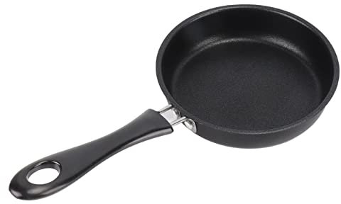 Cocoarm Mini Sartén Antiadherente para Huevos, de Inducción con Mango Resistente Al Calor y Revestimiento Antiadherente (12CM)