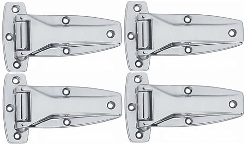 Chrom-Scharnier, begehbarer Kühlschrank, Kühler, Grillgrube, Anhängerteile, Schraube (4)