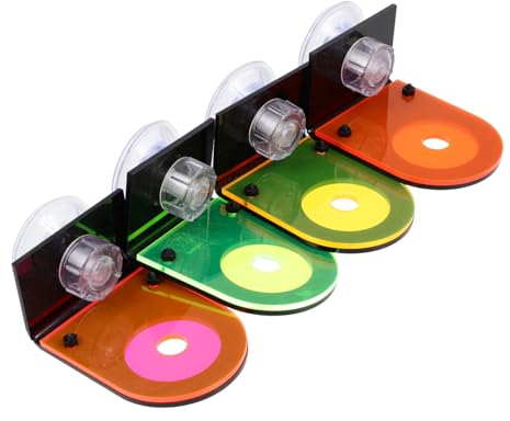BESPORTBLE 8 Pièces Support De Pour Aquarium Support Pour Plantes D'aquarium Coquetiers Supports De D'aquarium Bacs à Plantes Fluorescent Plateau Aimant Puissant Base Acrylique