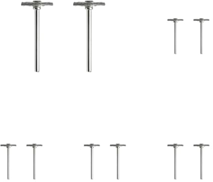 Dremel 428 Carbon Steel Brush Accessory Set, 2 Brushes (19 mm) for Cleaning and Removing Rust of Metal Materials (Pack of 5)