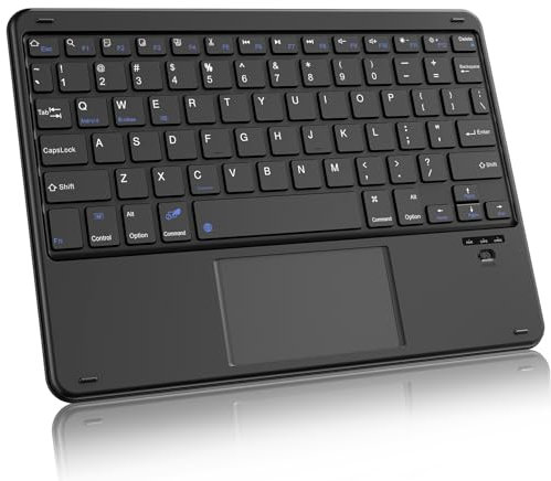 Oscal Tablet Tastiera Bluetooth Universale, Tastiera Wireless per Tablet Mini PC Desktop iPad Air/iPad Pro Compatibile Portatile Ricaricabile