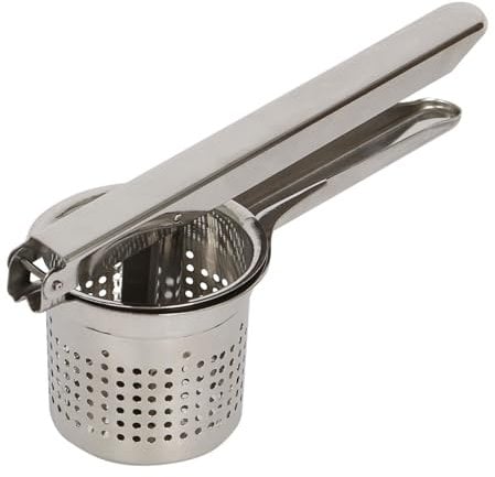 Argon Tableware Stainless Steel Potato Ricer - 25cm - 1x Professional Kitchen Cooking Food Fruit Vegetable Mash Masher Crusher Press Tool