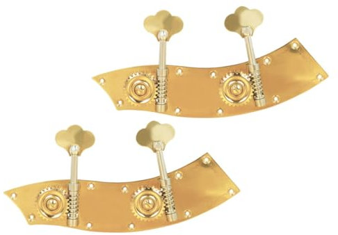 UPKOCH 2stücke Leichte Stimmwirbel Für Kontrabass Hochwertige Tragbare Mechaniken Kupferlegierung Für Präzise Und Langlebige Nutzung Für Musiker Ersatzteile