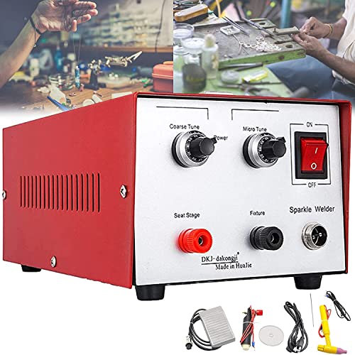 YANDDEA Máquina de Soldadura por Puntos de Joyería 200W Soldador Laser Joyeria Joyería Soldadora por Puntos 0.5mm-1.7mm Máquina de Soldadura Eléctrica,Red