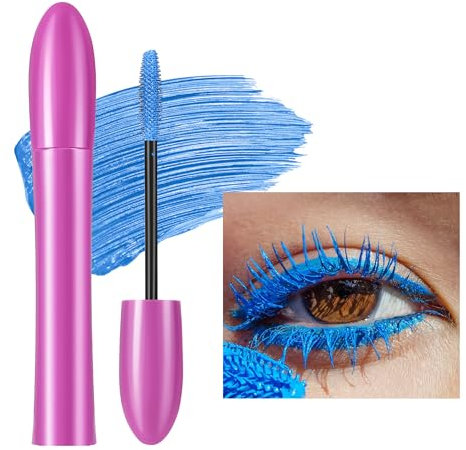 Vawolecy Volume Color Mascara, allongeant, galbant, waterproof, anti-traces - Mascara coloré pour les cils, maquillage de scène pour fêtes et cosplay pour femmes et adolescentes