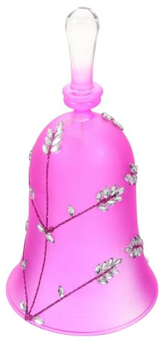 Zerodeko Musical Bells Desktop Call Bell Beer Sign Bar Accessories Bar Sign Martini Shaker Shaker Service Rack Hand Handheld Door Kettle Musical Cowbell Call High Borosilicate Glass Purple