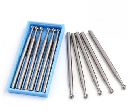 1-11 stücke 0,3-2,3mm Kugelfräser Wolfram Stahl Gravur Schnitzmesser 2,35 Schaft Schaftfräser Router Bit Holzfräser(6pcs (1box),0.5mm)