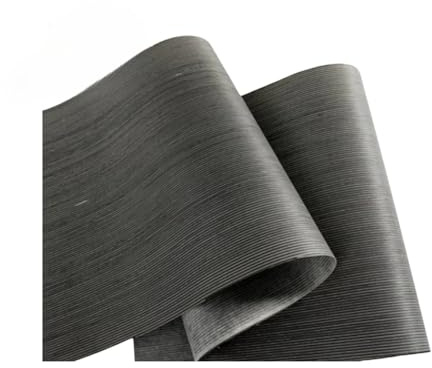 HKVTVCYPYA Schwarz-weißes Linien-Tech-Holzfurnier, Länge 2,5 m, Breite 580 mm, Stärke 0,3 mm, geeignet for DIY-Möbel, Wandgestaltung, Autoinnenausstattung