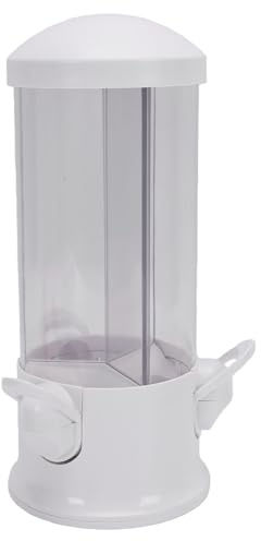 Smandy Candy Dispenser Machine, Food Dispensers Vending Machine Kids Snack Storage Dispenser with 360 Degree Rotation Screw Cap Base for Gummy Candies Peanuts Bubble Gum Kids Adults