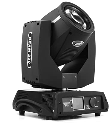 ETEC Professional Pro Beam 7R Beam Moving Head Gobo Disco Sharpy Effekt Scheinwerfer Spot 230 Watt Entladungslampe DMX Veranstaltung Bühnenbeleuchtung Licht Party Show DJ Farbmischung