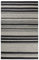 Esprit Home I Handweb Kurzflor Teppich/Läufer aus Wolle für Wohnzimmer, Flur, Schlafzimmer I Hudson Kelim ESP-6113-01 | Schwarz Weiß | (80 x 150 cm)