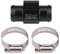 koso,wassertemperatur adapter,wassertemperatur sensor adapter,wassertemperatur adapter 22mm,Schwarz Temperatursensor Adapter, Aluminiumlegierung Motorrad Wassertemperatur Joint Pipe Schlauch Sensor Ga