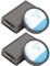 Funnytime Filtro HEPA per aspirapolvere ciclonico Rowenta Powerline Extreme RH8021WB RH8037WA RH8055WA RH8121WB RH8133WA RH8147WA RH8155WA RH8165WA, (Confronta ZR903601), 2 set