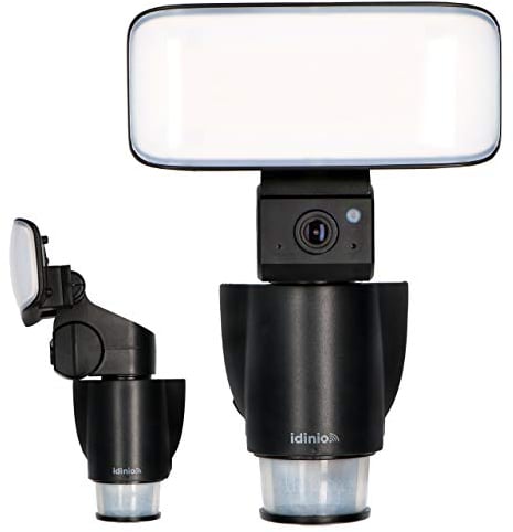 idinio WiFi LED-Strahler mit Bewegungsverfolgung und Full-HD-Kamera Lichtfarbe einstellbar