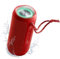 AQL Glow | Cassa Impermeabile Portatile Bluetooth - Speaker con 10Watt di Potenza - Durata Batteria 6 Ore - Portata 10 Mt - Ingresso AUX - Colore Rosso