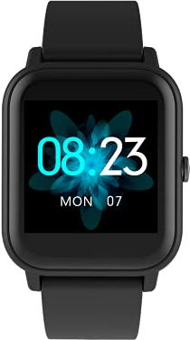Blackview R3 - Smartwatch für Männer & Frauen - Armbanduhr mit Touchscreen, Wasserdicht bis 20M - Fitnessuhr misst Herzfrequenz, Blutsauerstoff & Schlafqualität - Schritt- & Kalorienzähler - Schwarz, 35.5 x 41.5 x 11 mm