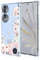 Topme Coque pour Honor 70 5G (6.67 inches), Étui de Téléphone Portable en Silicone TPU Souple avec Motif Peint Transparent - Fleurs 1