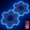 TONOR 12Set 12.6x 11x 0.5 RGB Acoustic Panels Self-adhesive, DIY Lighting via App, Sound Proof Panels Treatment for Walls, Sound Absorbing Padding for Gaming room，Podcast, Studio, Home
