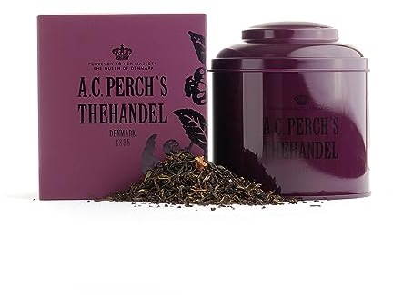 A.C. Perchs Loser Tee | Nachmittagsteemischung | Aromatischer Schwarzer Yunnan & Weißem Tee mit Noten von Granatapfel, Birne, Holunderblüte, Vanille | Geschenkbox 125g | Since 1835 |