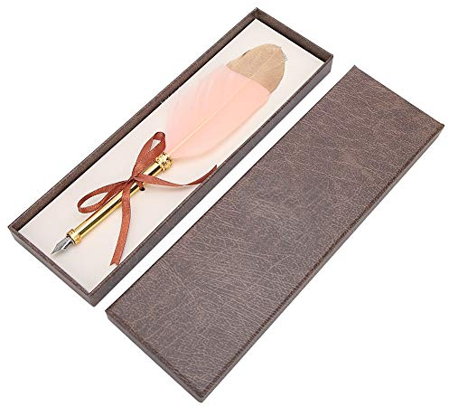 Cyrank Federstift, Kalligraphie-Stift, Tintenschreiber Mit Geschenkbox, Nachfüllbare Tinten-Tauchstifte Zum Schreiben, Zeichnen, Unterschreiben Und Als Geburtstagsgeschenk