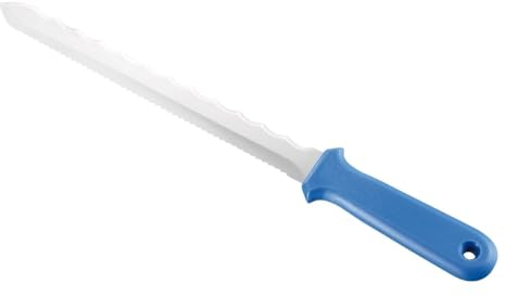 AUSONIA - 55317 Cuchilla para materiales aislantes Cuchillo de lana de vidrio cuchillo para lana de roca poliestireno lana y material aislante con hoja de 36 cm