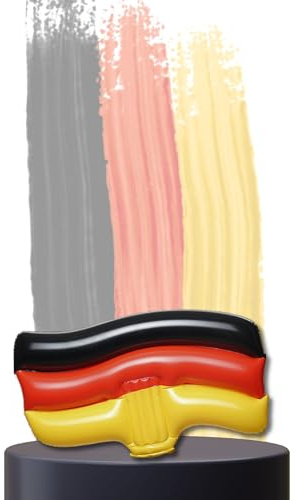 Aufblasbare Winkeflagge Deutschland - EM 2024 Fanartikel Stadion Event