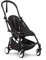 Stokke YOYO3 Gestell, Schwarz - Textilset nicht inbegriffen - Enthält 5-Punkt-Gurt, verstellbare Rückenlehne, Sonnenverdeck-Verlängerungen, gepolsterte Schultergurte & schützende Aufbewahrungstasche