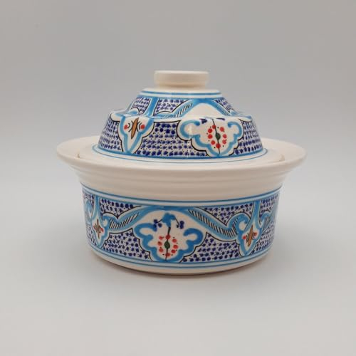 Cocotte Querouana Marocchino Turchese - D 20 cm