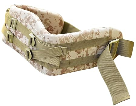 AJSANITY Alice Fible Miliary USMC Gürtel mit Doppelriemen Alice Nierenpolster-Gürtel – taktischer Gürtel – Hüftgurt – für gerahmten Rucksack LC-2 – trägt 12 mm Polsterung, Camping, Wandern, Usmc, L