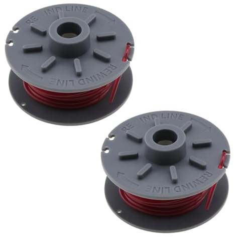 EMSea 2 Pezzi Filo Bobina Decespugliatore Compatibile con Decespugliatore Gardena Turbo Compatibile con Decespugliatore SmallCut 59,7x23,4mm 6Mx1,6mm Filo Decespugliatore Prato Giardino Frutteto