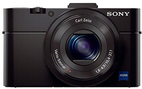 Sony RX100 II Advanced Compact Premium Camera with 1.0-Type Sensor, 28-100 mm F1.8-4.9 Zeiss Lens, Wi-Fi/NFC (DSC-RX100M2) (Renewed)