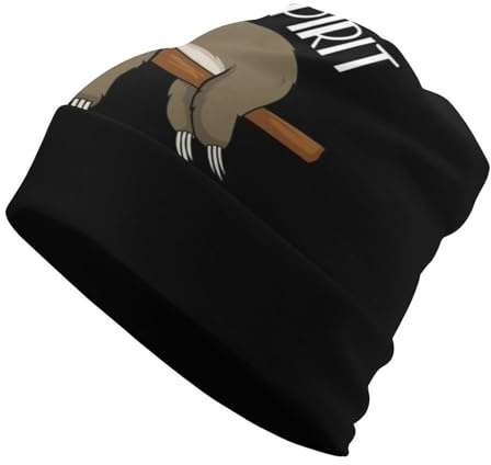 Cmagnifico Strickmütze, My Sprirt Tier-Faultier-Mütze, Beanie-Mütze für Laufen, Radfahren, Outdoor-Sport, My Sprirt Animal Faultier, Einheitsgröße